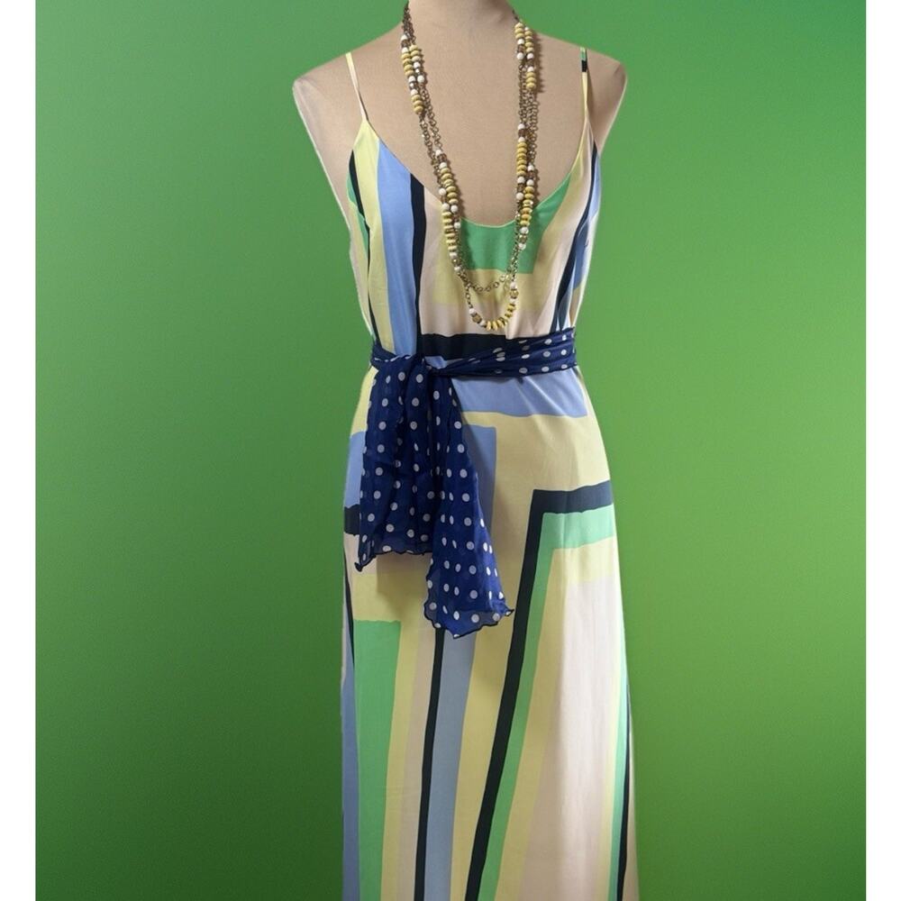 Anthropologie Maeve Colorblock Maxi Dress | Resort Boho | Fairycore | Flowy - Picture 3 of 11